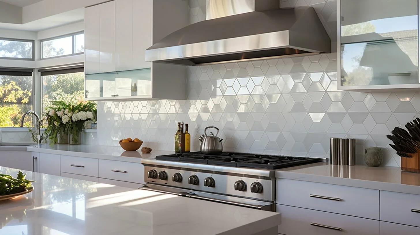 Whimsical bedroom mirror wall with cozy lighting