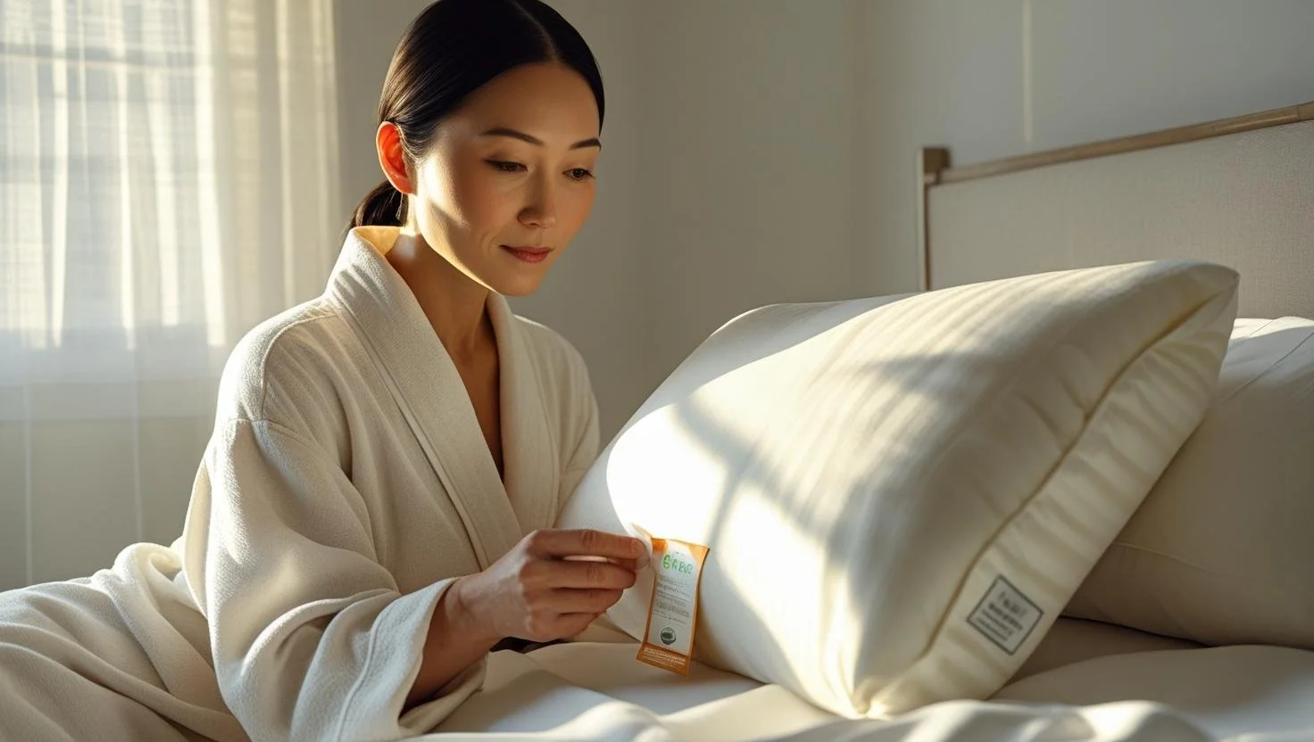 Non-toxic materials and natural textiles in a clean sleep featuring sleep sanctuary ideas