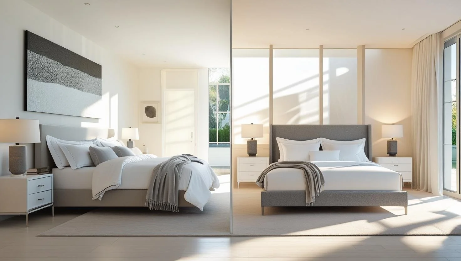 Comparison of queen size bed frame vs king size frame