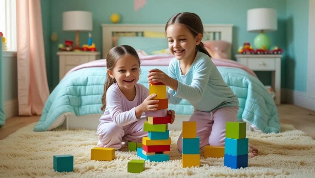 Child reading on quality rugs and carpets—cozy organic rug underfoot
