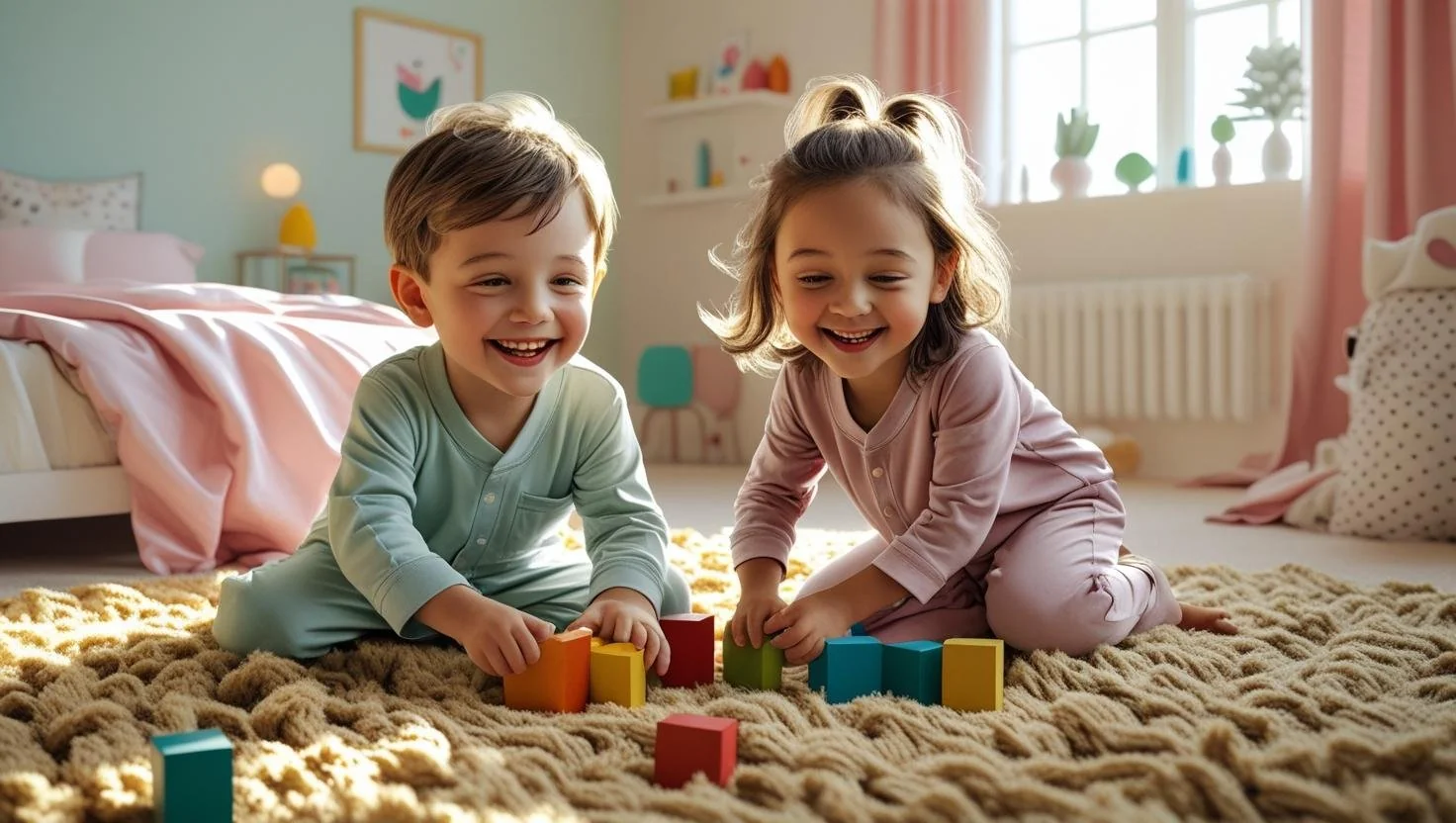 Foot of bed rug placement for perfect rug size for queen bed layouts
