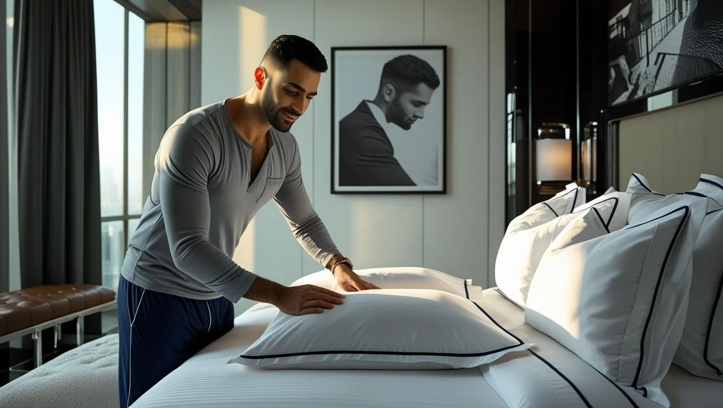 Elegant bedroom decor example showing what is a sham bedding in use