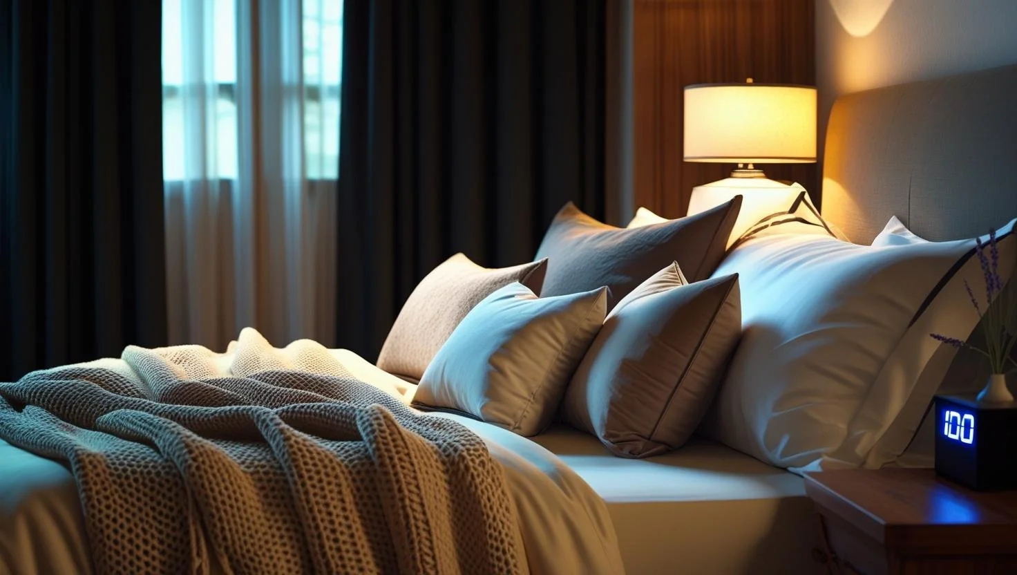 soft lighting for best sleep hacks for deep sleep