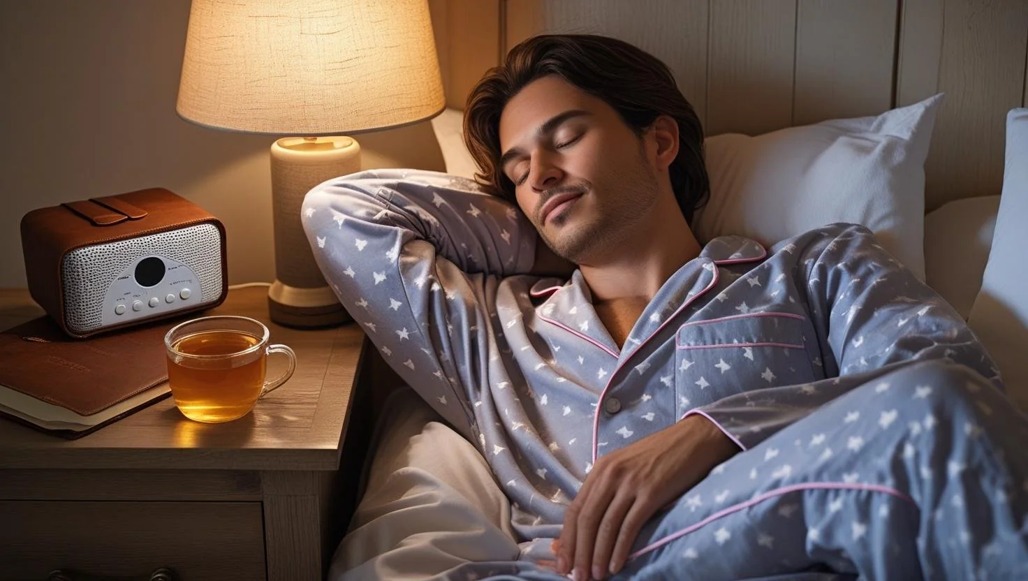 Parent practicing Managing Sound Sensitivity in a peaceful room