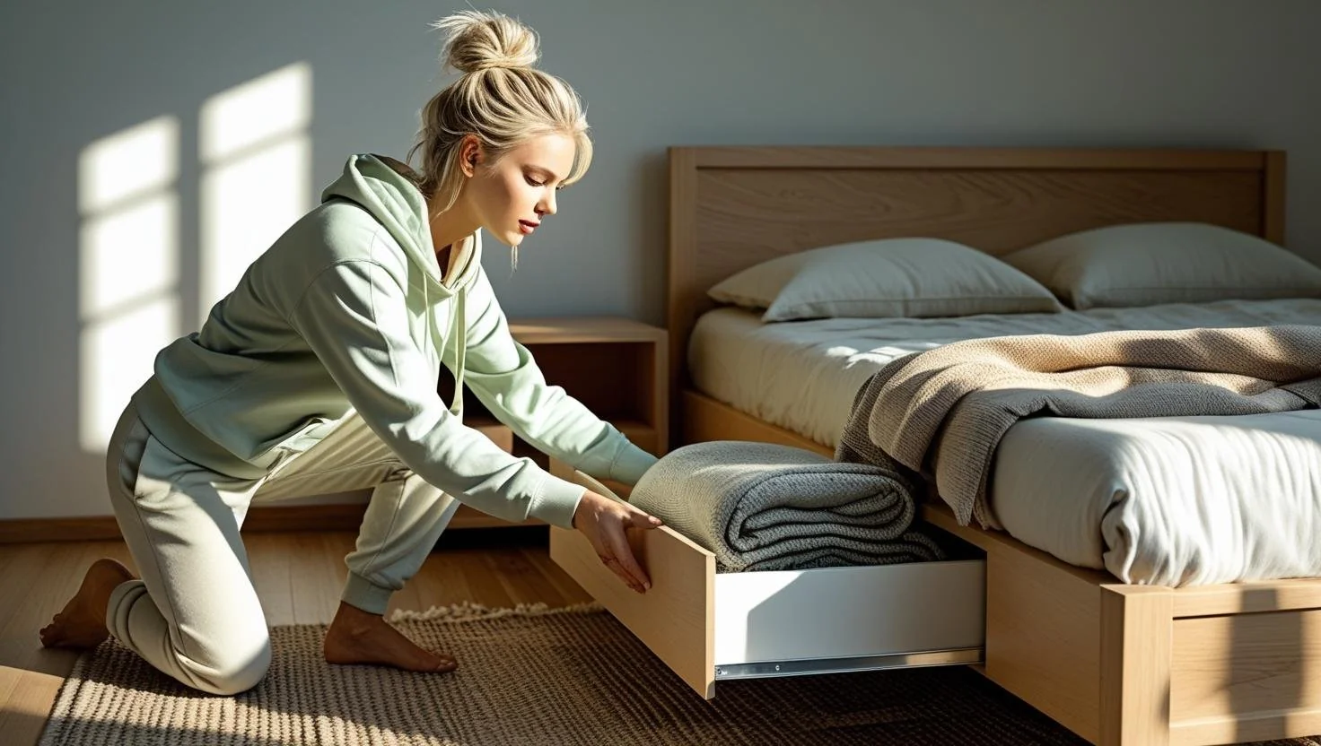 Classic sleigh bed frame design