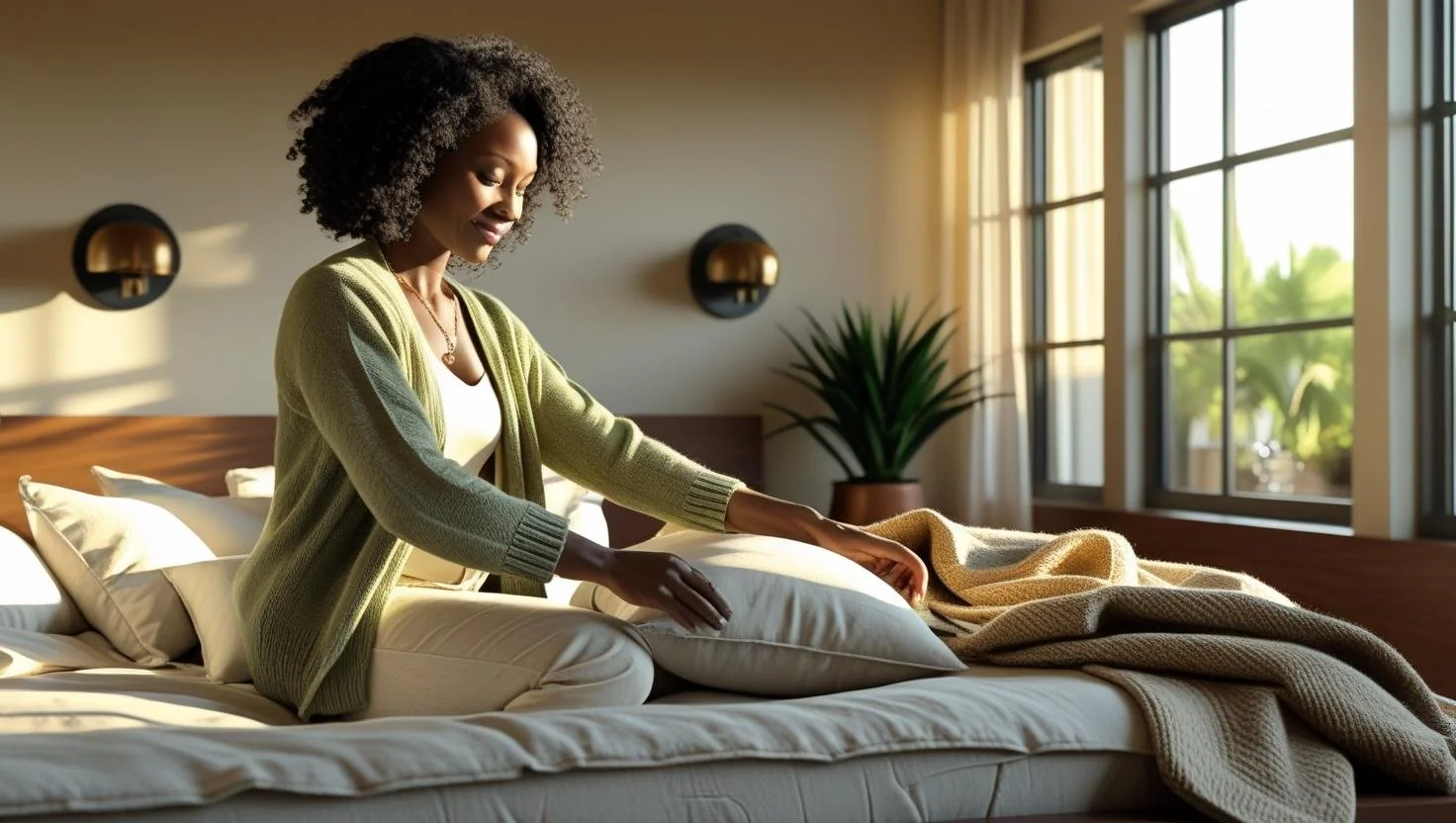 recycled fiber sheets and comforters as types of sustainable bedding materials