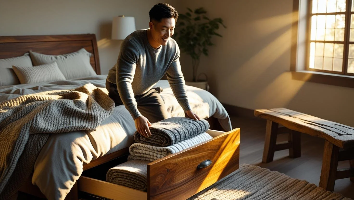 Benefits of Under-Bed Drawers for small bedrooms