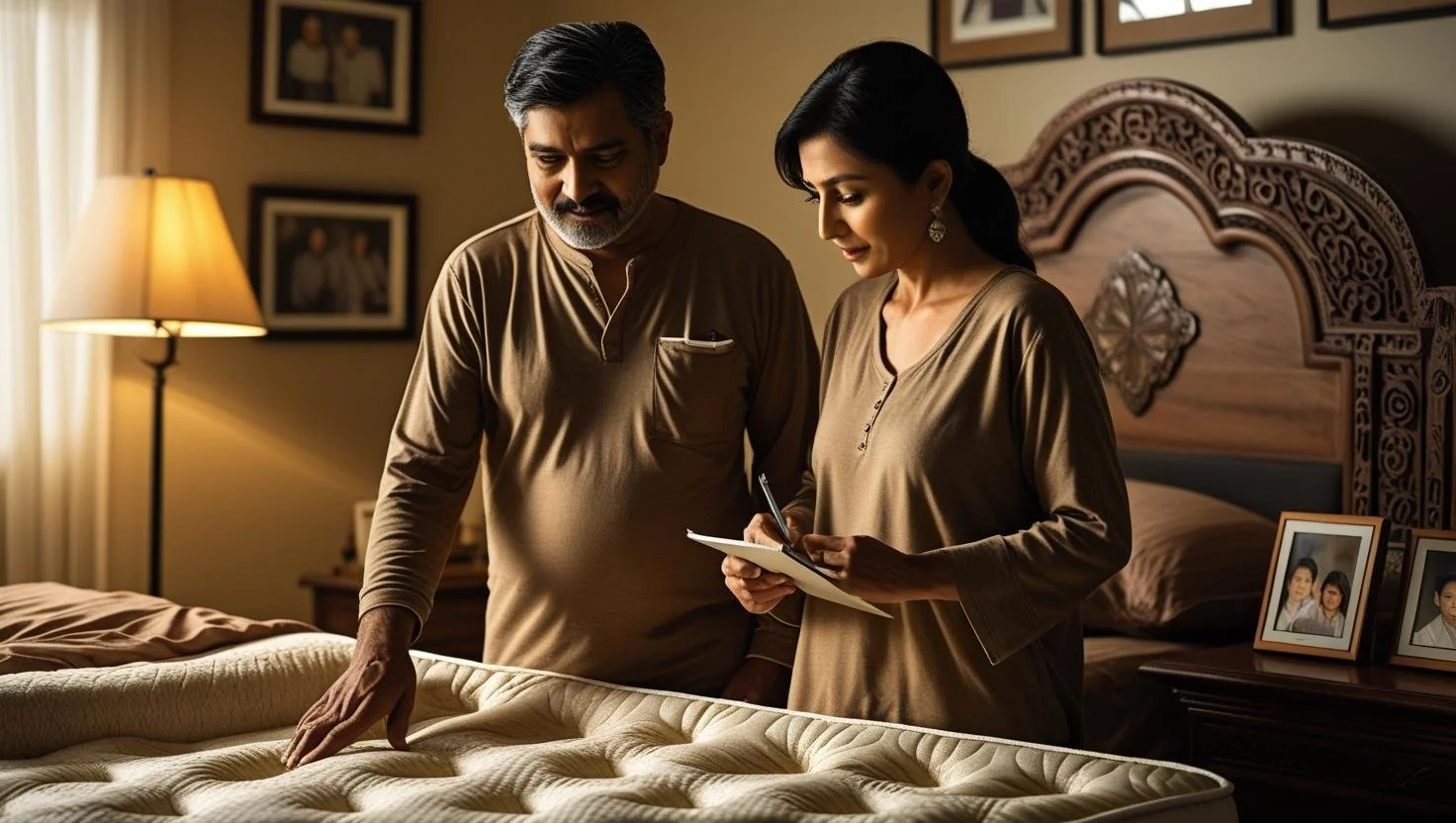 Sagging bed showing when to replace your mattress