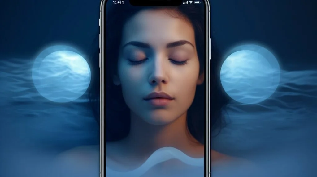 Sleep Sound Solutions white noise app on smartphone