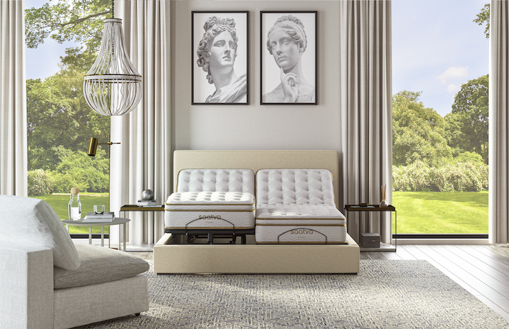 Saatva Adjustable Base Plus luxury king adjustable bed frame
