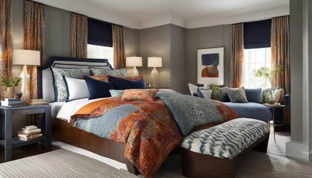 bedroom sham bedroom with sham variations on display