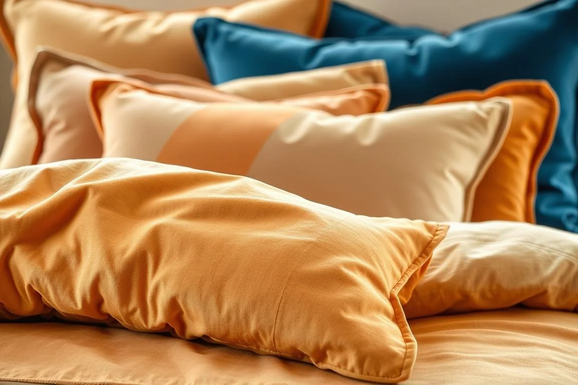 euro shams color strategy with neutrals and a single accent shade - use euro shams make