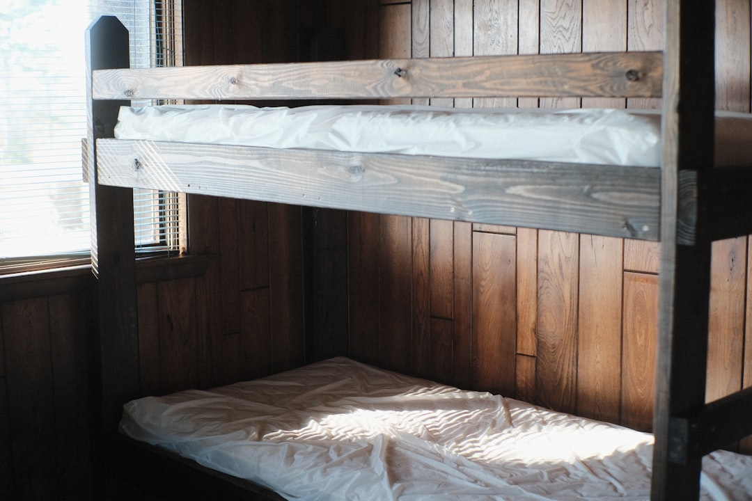 Eco-friendly custom bed frame made with reclaimed wood and recycled metal