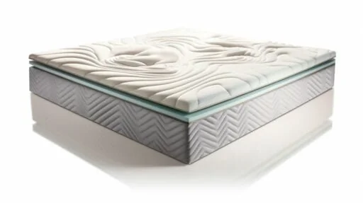 Hybrid bed materials with layered components