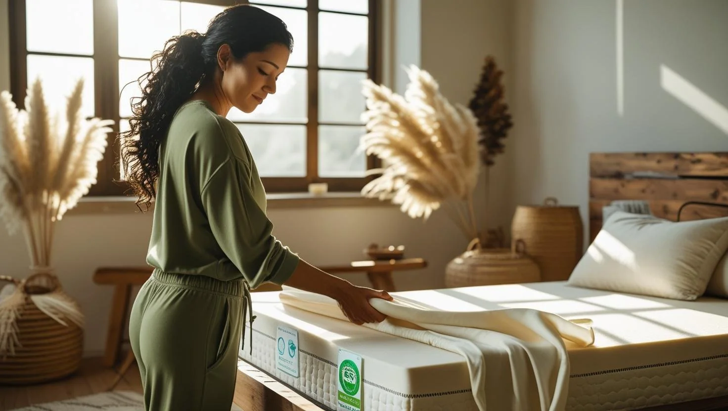 This image illustrates how top luxury mattresses use advanced support and breathable layers to keep your body aligned and cool all night.