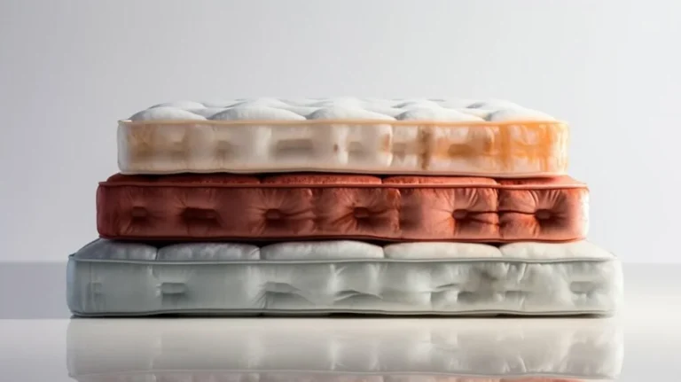 Stacked memory foam, latex and innerspring mattresses compared for durability and support