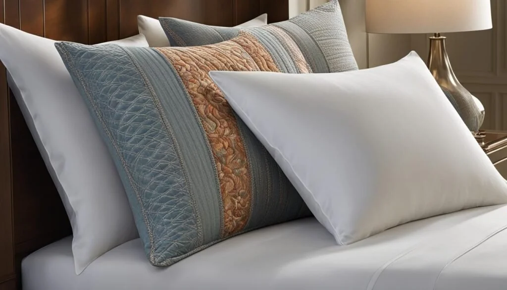 Well-styled bedding sham accessory placement can enhance your bedroom's cozy appeal