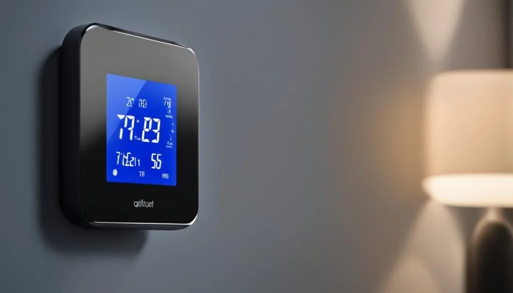 Smart thermostat creates the ideal sleep environment by regulating temperature