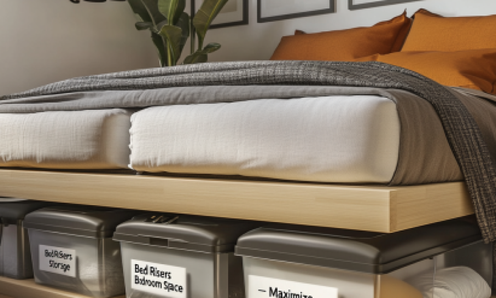 Bed Risers for Storage