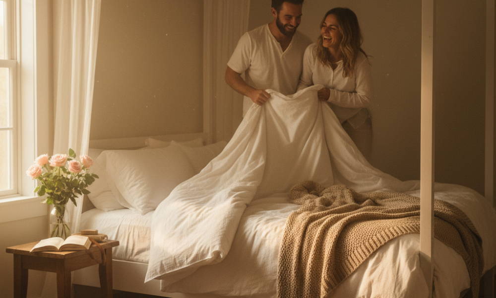 A medieval painting vividly portrays how marriages once included public rituals, visually answering the question Is the Bedding Ceremony Still Practiced Today.