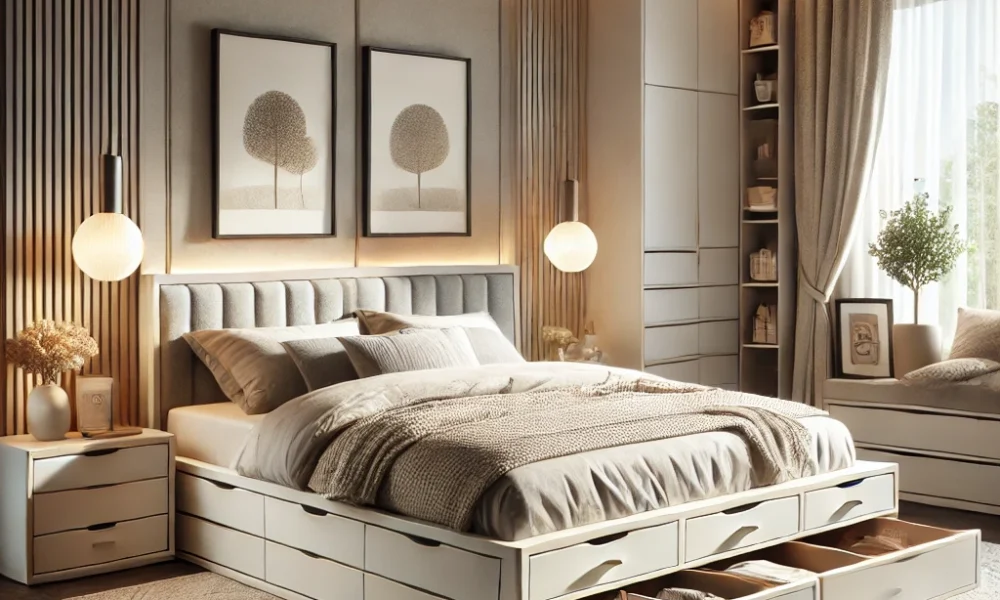 Modern Storage Bed