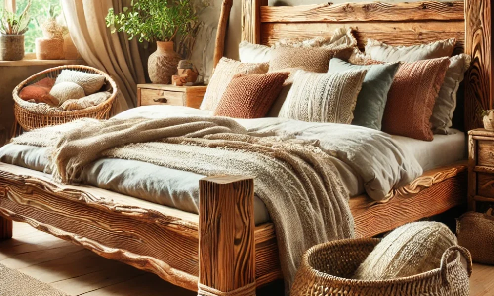 Rustic Bed Design