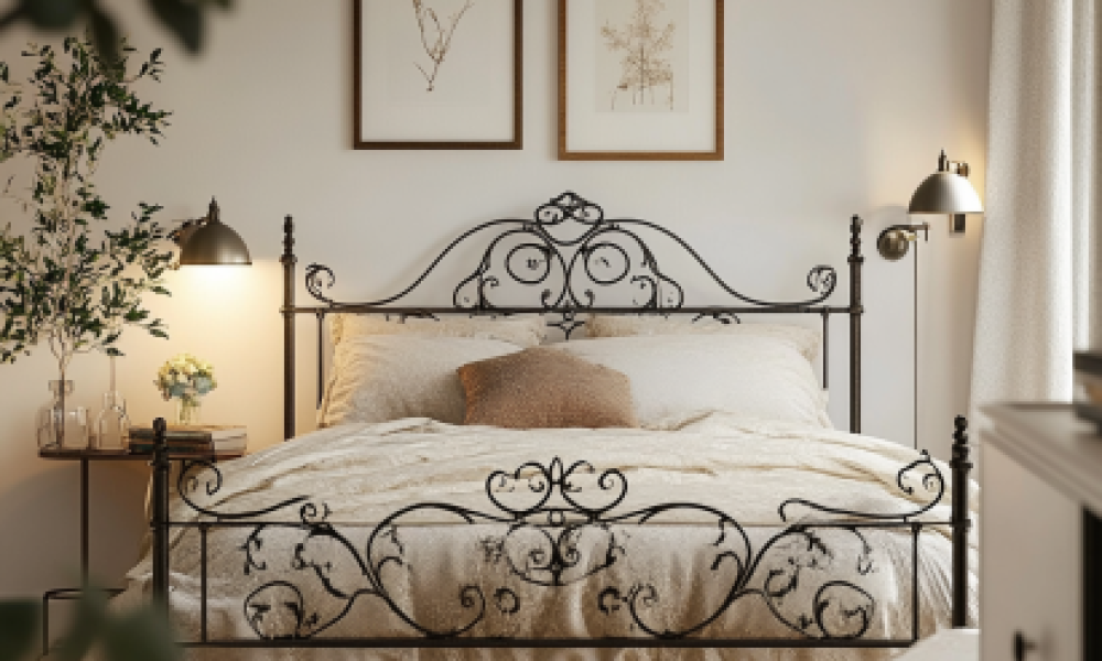 Iron Bed Frame Queen