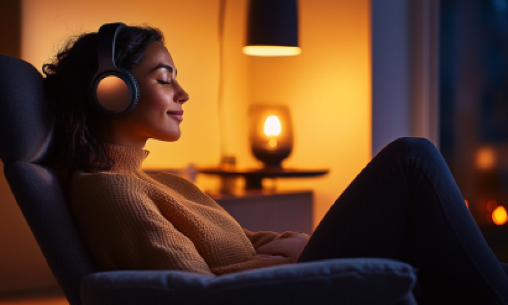 Managing Sound Sensitivity 1 Managing sound sensitivity with noise-cancelling headphones in a peaceful home environment