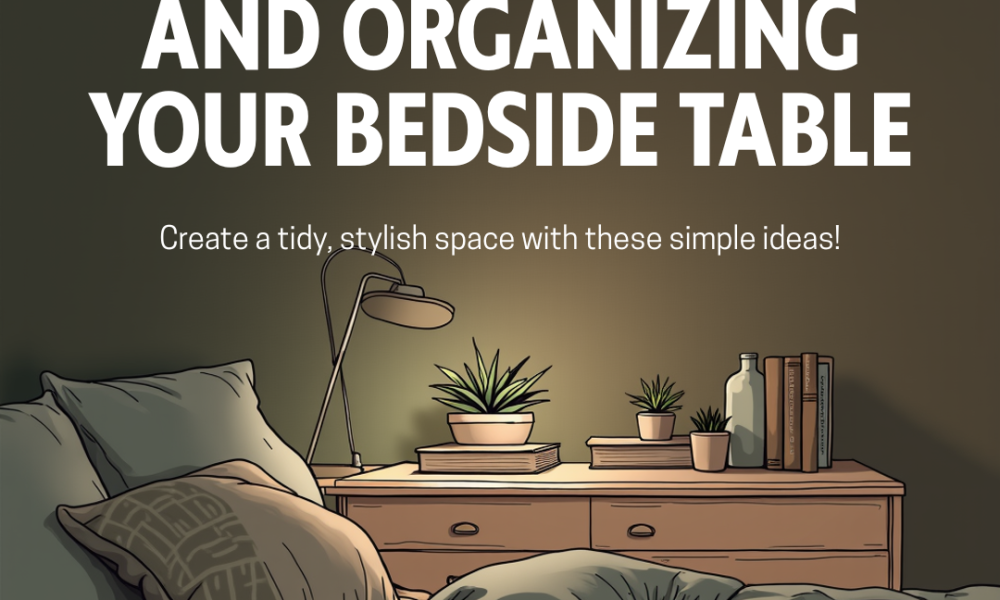 Organize Your Bedside Table Style and Organize Your Bedside Table