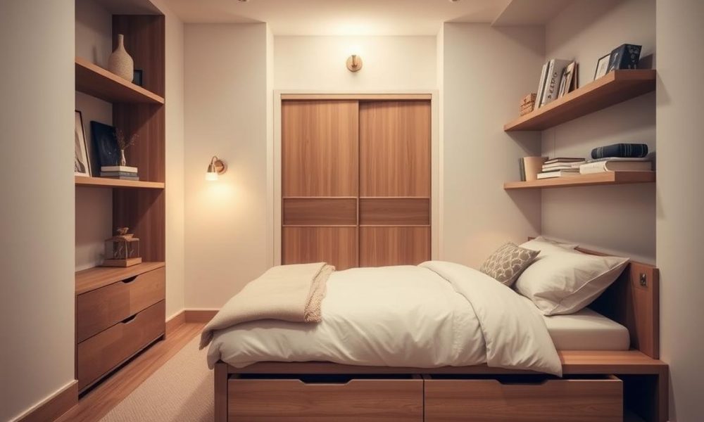 bedroom furniture space saving ideas