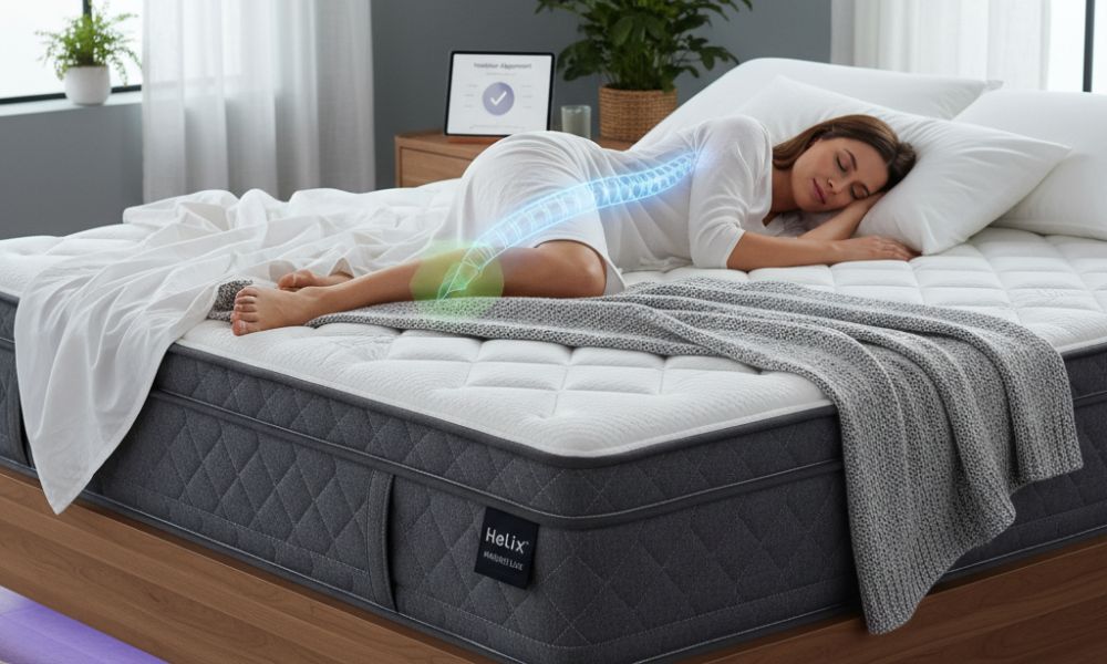 The best mattress for side sleepers with shoulder and hip pressure relief for healthier alignment.