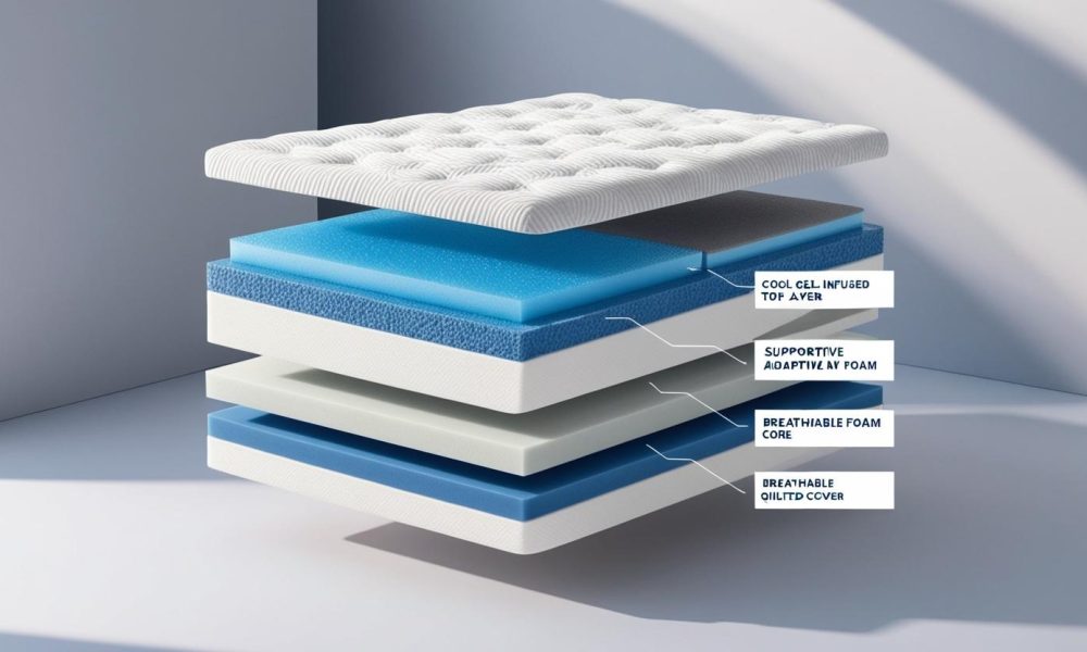 best memory foam mattresses 2024-2 Side sleeper resting on a top-rated best memory foam mattress 2024