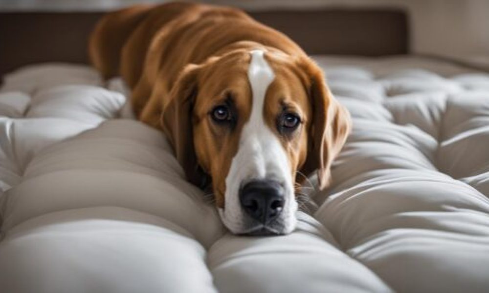 how to clean dog pee off a mattress
