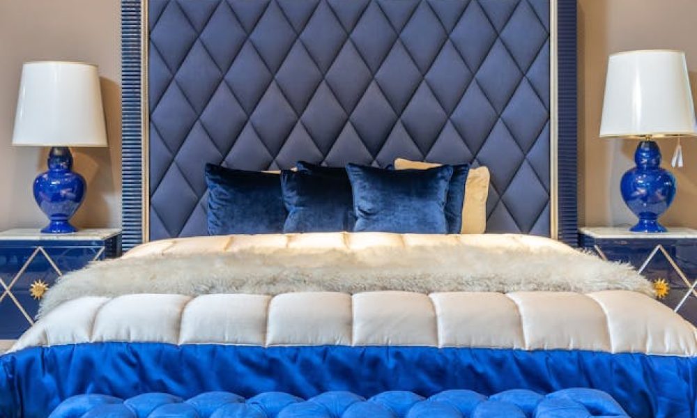 light blue bedroom accessories