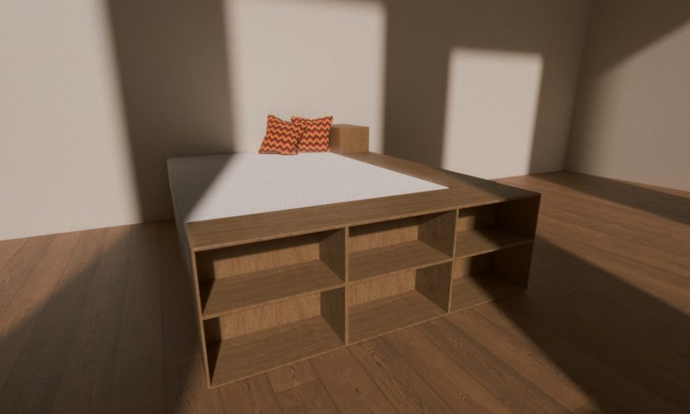 Platform Beds Traditional Bedrooms in a cozy bedroom setting - platform beds modern